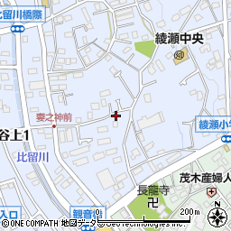 神奈川県綾瀬市深谷上6丁目5-24周辺の地図