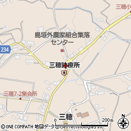 三穂郵便局周辺の地図