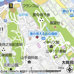 気象庁　横浜地方気象台周辺の地図