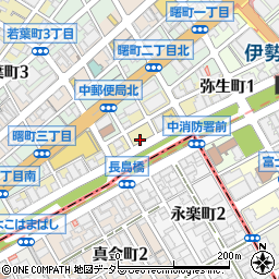 タイムズ横浜弥生町第６駐車場周辺の地図