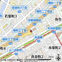 神奈川県横浜市中区曙町3丁目34周辺の地図