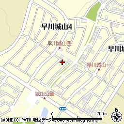 神奈川県綾瀬市早川城山周辺の地図