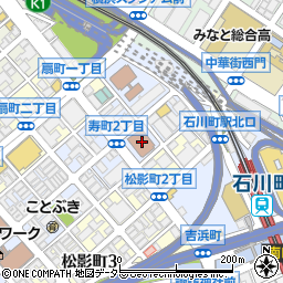 神奈川県横浜市中区寿町1丁目4周辺の地図