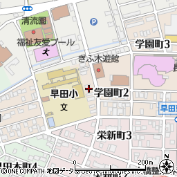 岐阜県岐阜市学園町周辺の地図