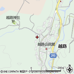 鳥取県鳥取市越路周辺の地図