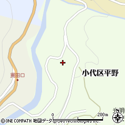 兵庫県美方郡香美町小代区平野57周辺の地図