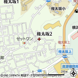 神奈川県横浜市保土ケ谷区権太坂周辺の地図