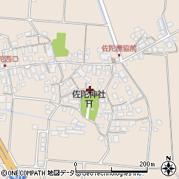 鳥取県米子市淀江町佐陀145-2周辺の地図