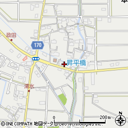岐阜県本巣市政田2691周辺の地図