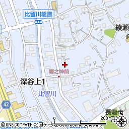 神奈川県綾瀬市深谷上6丁目31周辺の地図