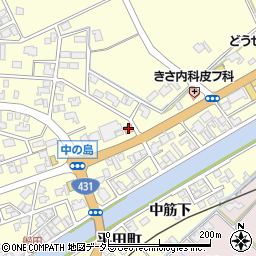 ローソン平田中ノ島店周辺の地図