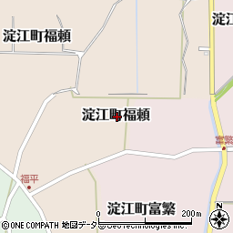 鳥取県米子市淀江町福頼周辺の地図