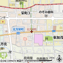 北方栄町周辺の地図