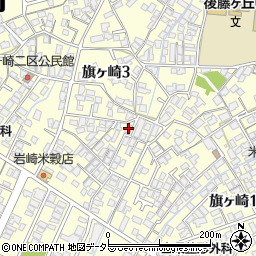鳥取県米子市旗ヶ崎3丁目周辺の地図