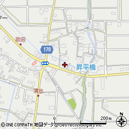 岐阜県本巣市政田2662周辺の地図