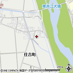 島根県安来市赤江町住吉町1985周辺の地図