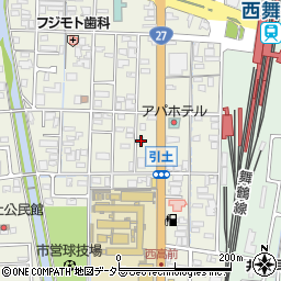 京都府舞鶴市引土159周辺の地図