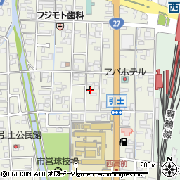 京都府舞鶴市引土169周辺の地図