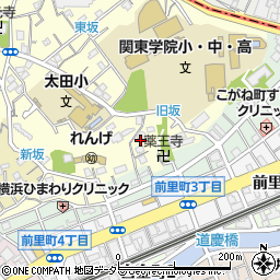 神奈川県横浜市南区三春台12周辺の地図