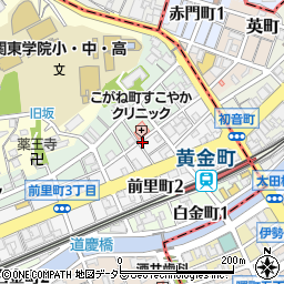 ミキ薬局横浜南店周辺の地図
