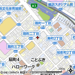 ヒロブラジリアン柔術アカデミー横浜周辺の地図