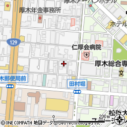 ポーラ化粧品厚木駅前営業所周辺の地図