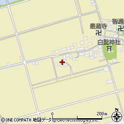 滋賀県長浜市湖北町今西414周辺の地図