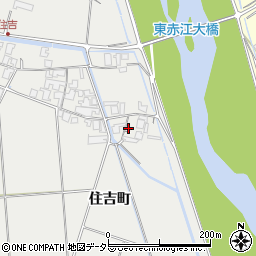 島根県安来市赤江町住吉町1986周辺の地図