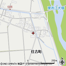 島根県安来市赤江町住吉町1358周辺の地図
