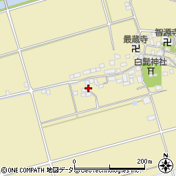 滋賀県長浜市湖北町今西412-1周辺の地図