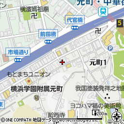 ハッシュパピースペシャルティストア横浜元町店周辺の地図