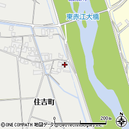 島根県安来市赤江町住吉町1982周辺の地図