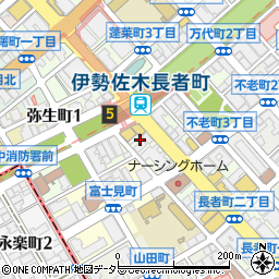 神奈川県横浜市中区長者町4丁目11周辺の地図