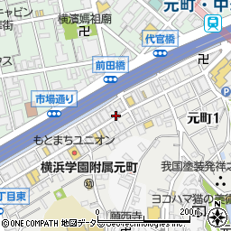 元町通商店街パーキングメーター１周辺の地図