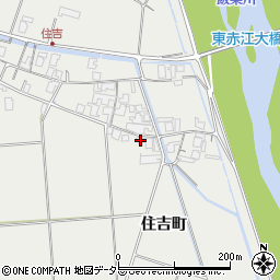 島根県安来市赤江町1357-1周辺の地図