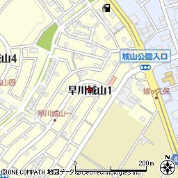 神奈川県綾瀬市早川城山1丁目周辺の地図