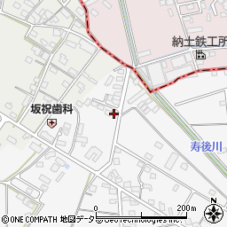 中日本自動車短期大学　第２敬愛寮周辺の地図