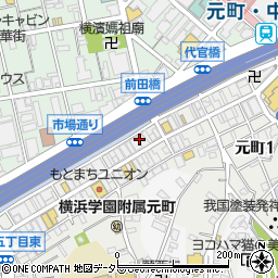 ルボー横浜元町店周辺の地図