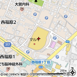 洋麺屋ピエトロ 米子店周辺の地図
