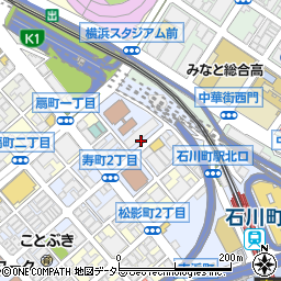 神奈川県横浜市中区寿町1丁目周辺の地図