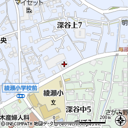 ワットマン綾瀬店周辺の地図