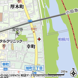 神奈川県厚木市幸町9-1周辺の地図