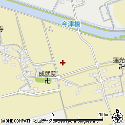 滋賀県長浜市湖北町今西周辺の地図