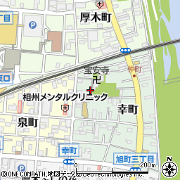 神奈川県厚木市幸町11-11周辺の地図