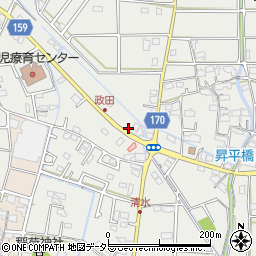 岐阜県本巣市政田2465周辺の地図