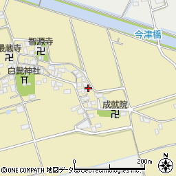 滋賀県長浜市湖北町今西646周辺の地図