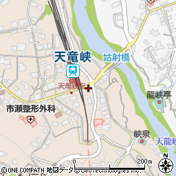 飯田市役所　産業経済部観光課・天龍峡事務所周辺の地図