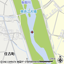 飯梨川周辺の地図