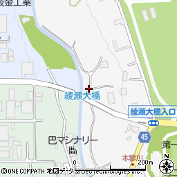 綾瀬大橋周辺の地図
