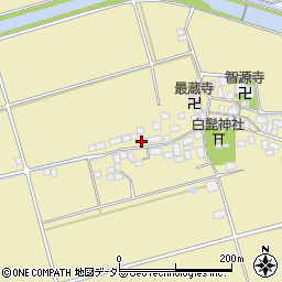 滋賀県長浜市湖北町今西737周辺の地図